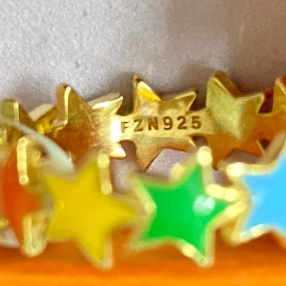 Colorful Star Sterling Silver Kids Ring - Picture 3 of 8